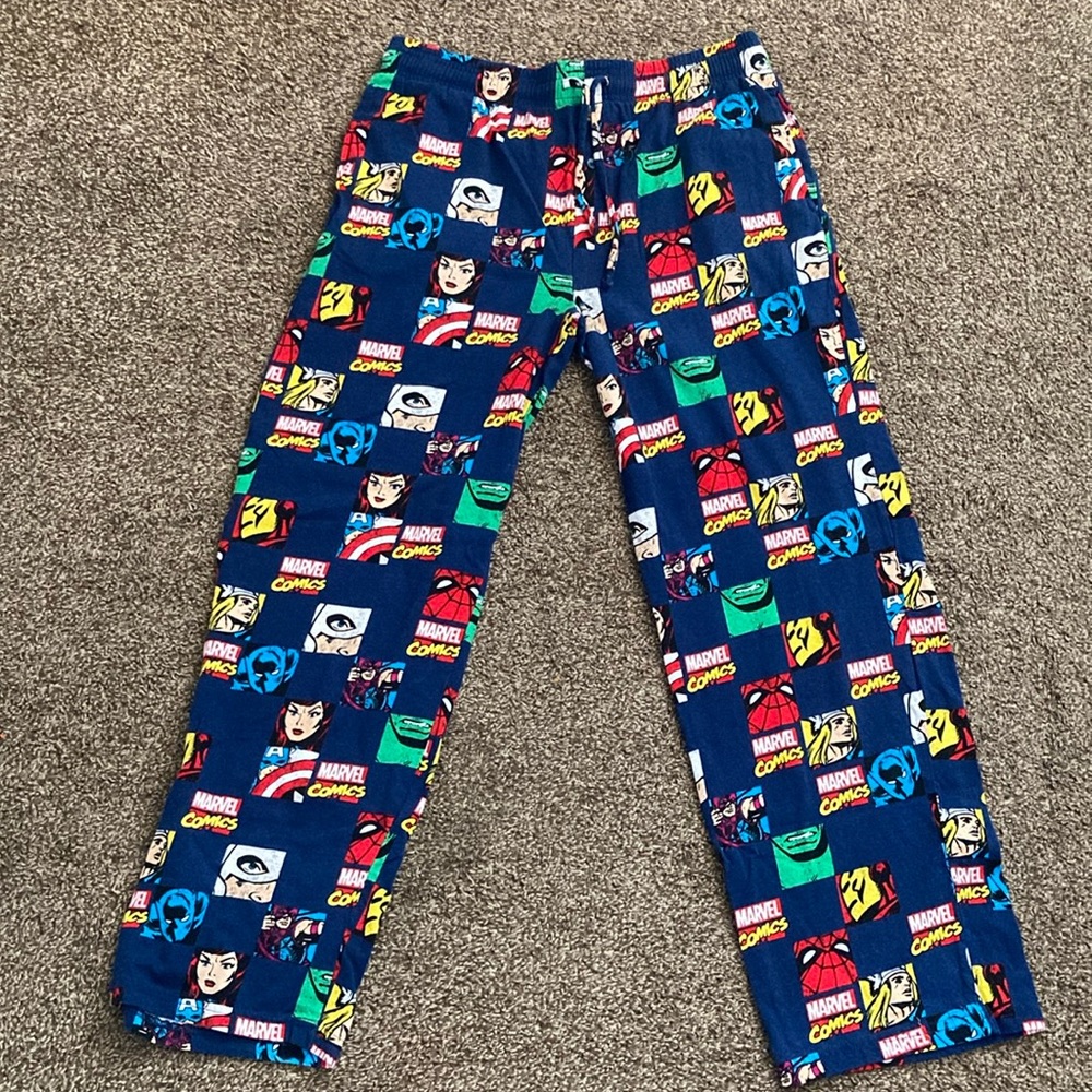 Marvel Pijama Pants Size M Navy Blue Unisex